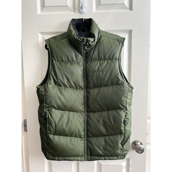 EDDIE BAUER Green Premium Quality Goose Down EB700 Zipper Puffer Vest - Picture 3 of 16